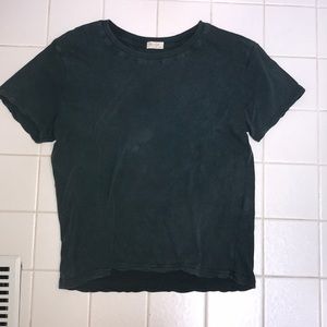 BRANDY MELVILLE DARK GREEN TEE